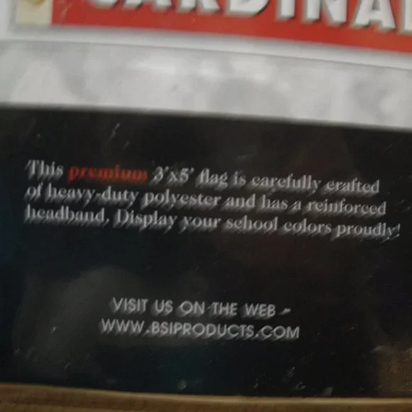 Cardinals 3x5 University of Louisville College Flag - Picture 6 of 9